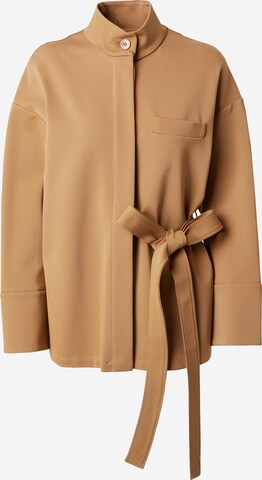 Max Mara Leisure Tussenjas in Bruin: voorkant