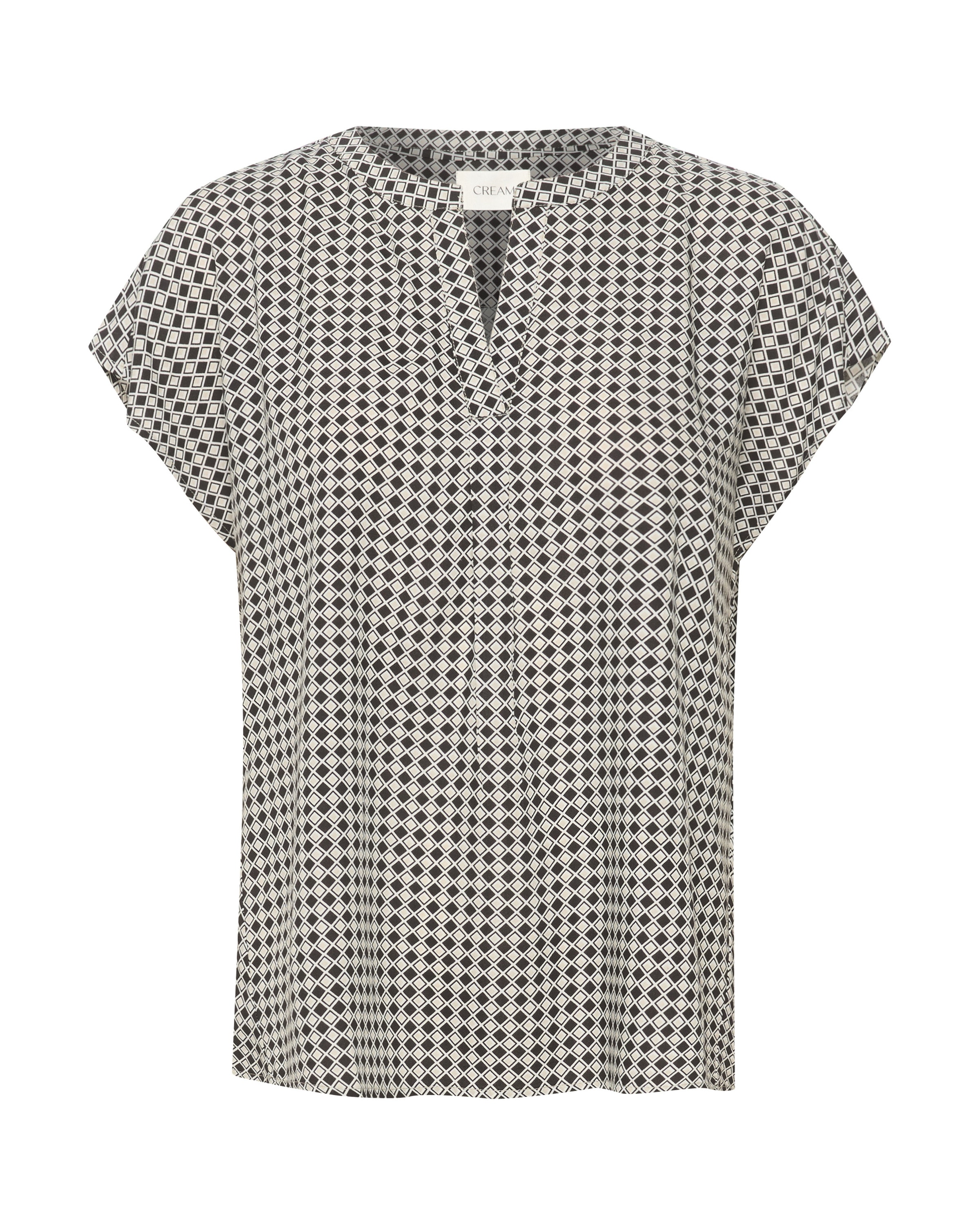 Camicia da donna 'Tiah' di Cream in nero: frontale