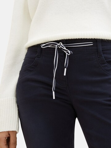 TOM TAILOR Slimfit Kalhoty – modrá