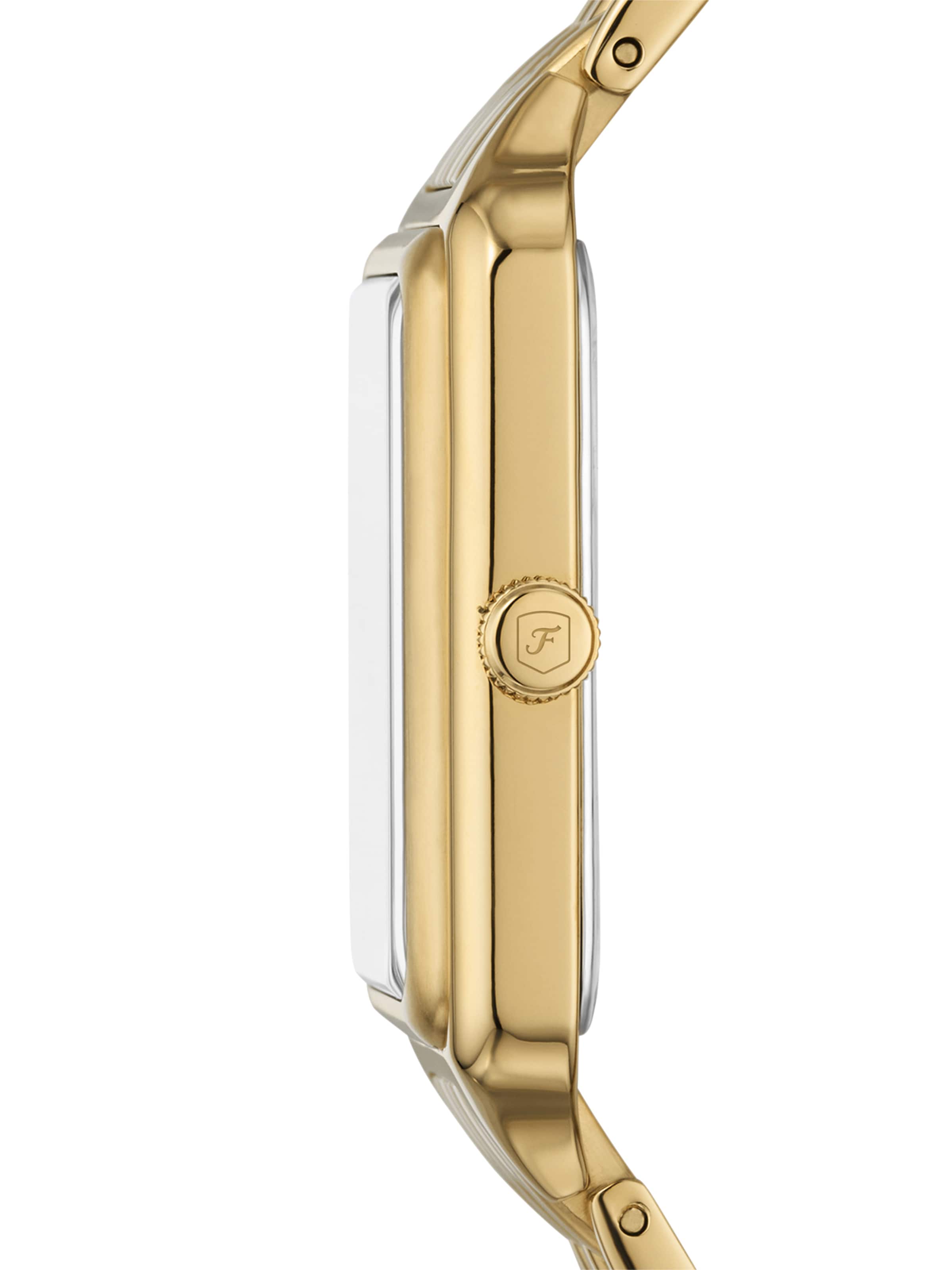 FOSSIL Аналоговые часы 'SET RAQUEL+PURSE' в Золотой