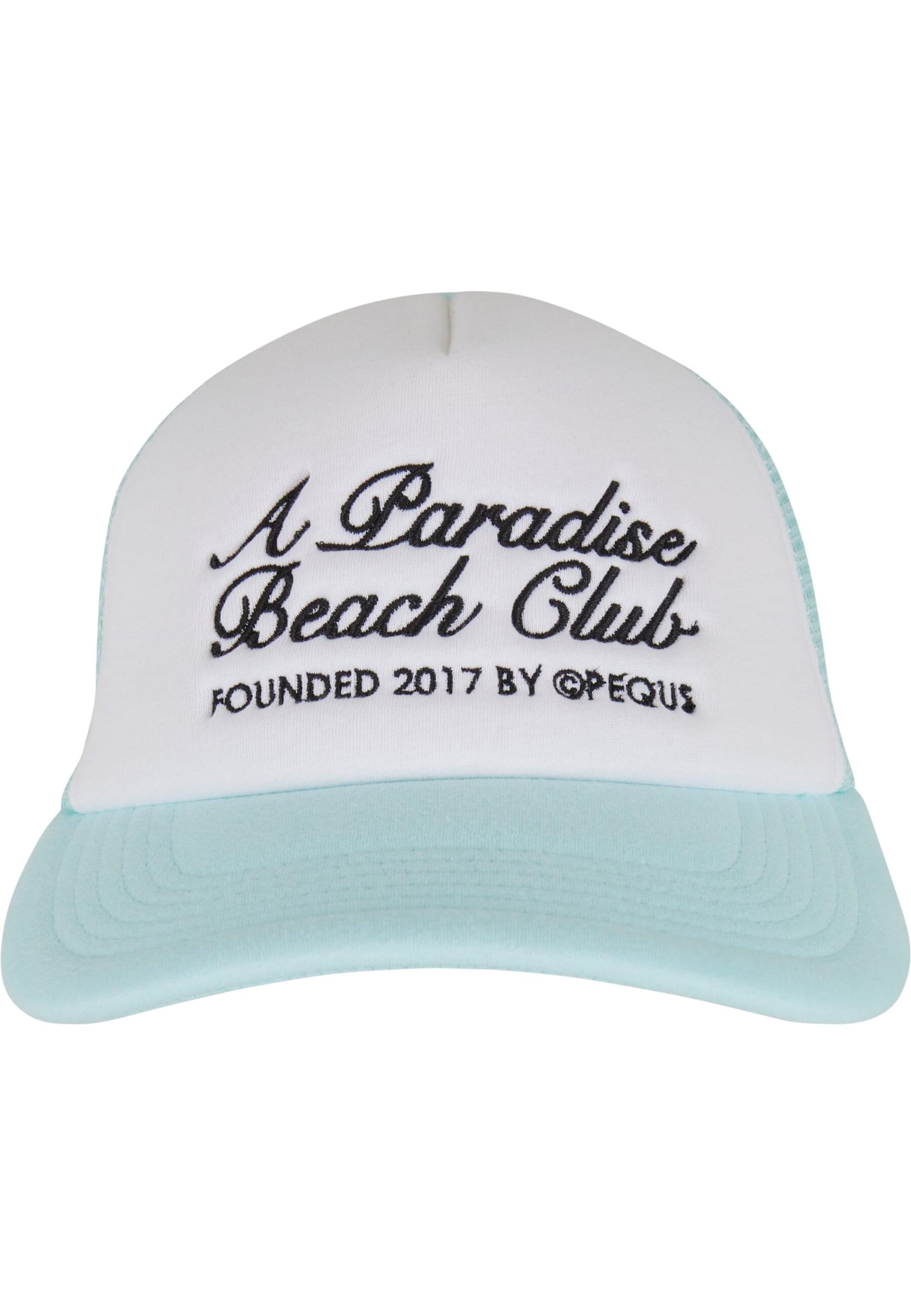 Cappello da baseball 'A Paradise Beach Club' di Pequs in blu