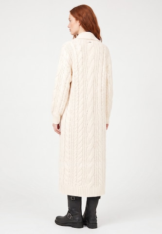 DreiMaster Vintage - Sobretudo de malha em branco