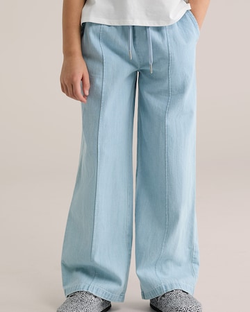 WE Fashion Широка кройка Дънки в синьо: отпред