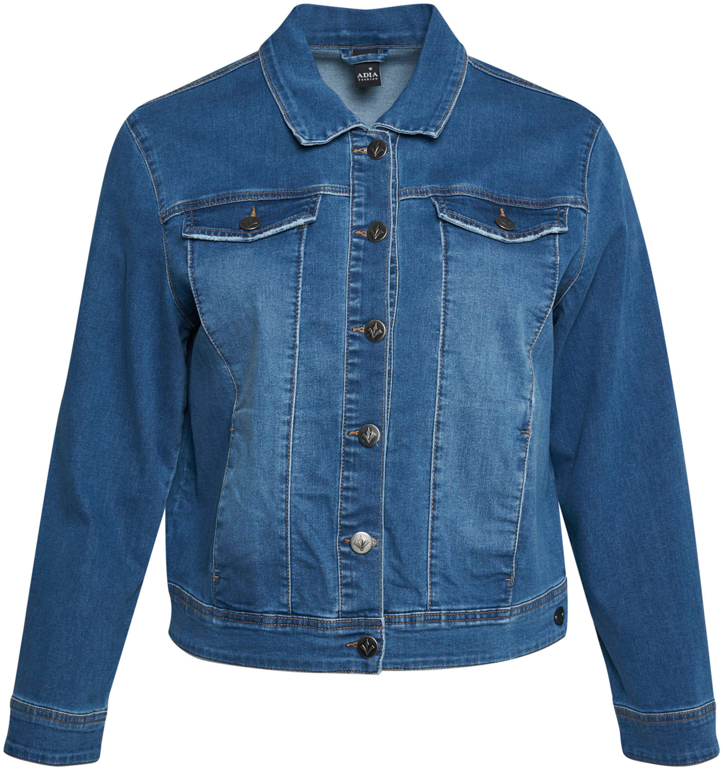 ADIA fashion Between-Season Jacket in Blue: front