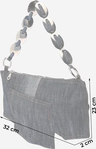 Borsa a mano 'Upcycled' di Bella x ABOUT YOU in blu