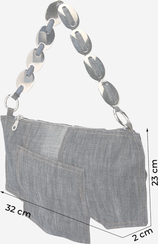 Borsa a mano 'Upcycled' di Bella x ABOUT YOU in blu