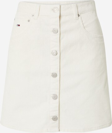 Tommy Jeans - Falda en blanco: frente