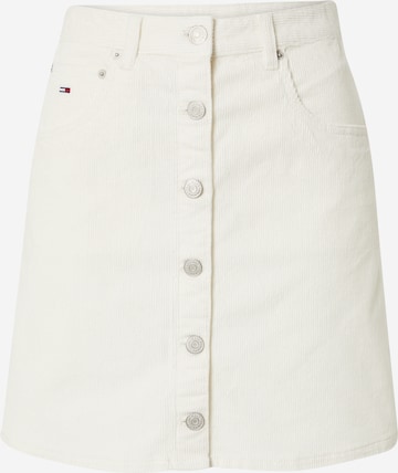 Tommy Jeans - Saia em branco: frente