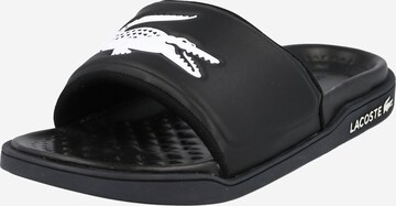 LACOSTE Beach & Pool Shoes in Black: front