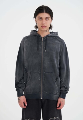 Ed Hardy Tréning dzseki 'Drag Battle' - fekete: elől