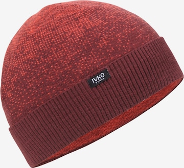 IVKO Beanie 'Murmuration' in Orange: front