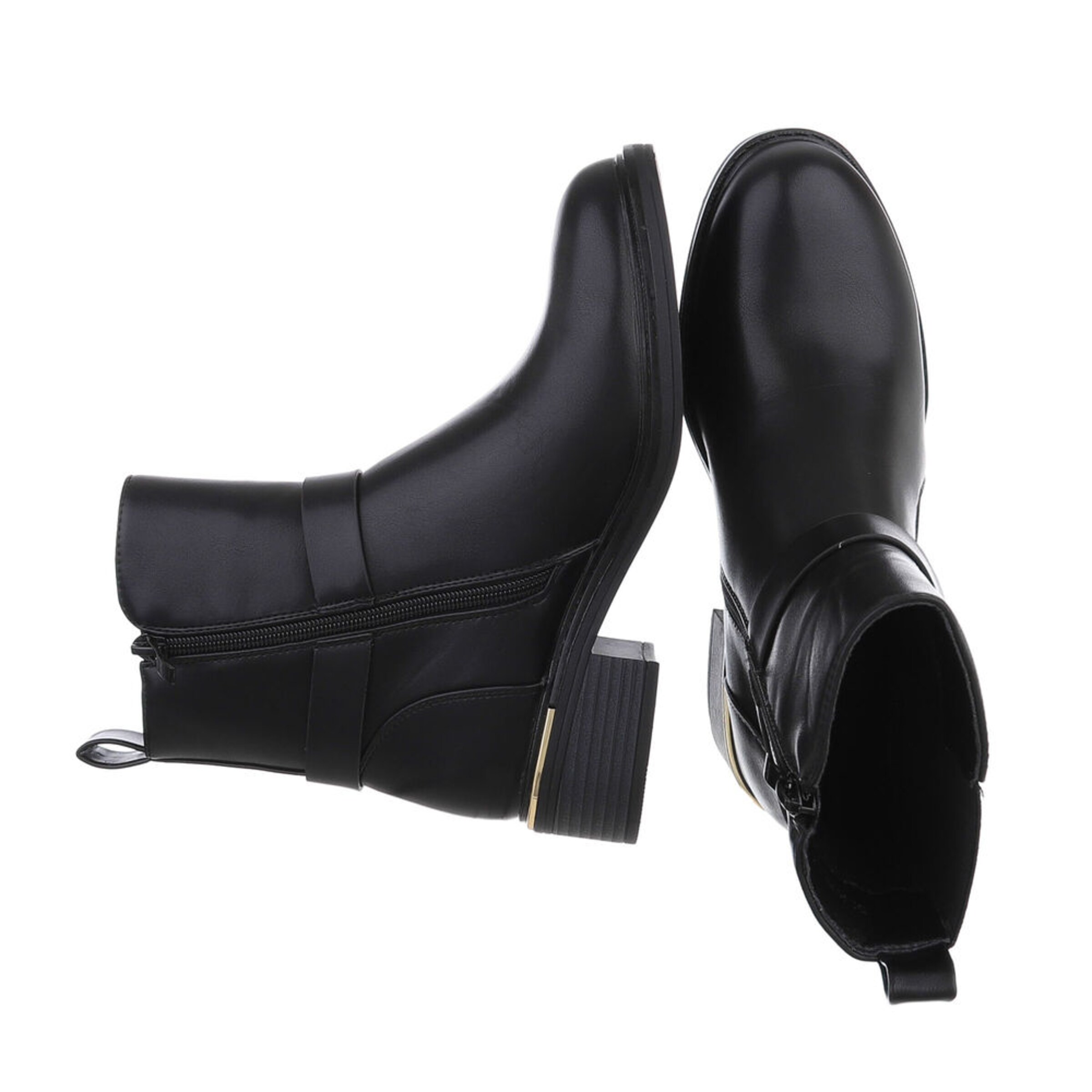 Ital-Design Stiefelette in Schwarz