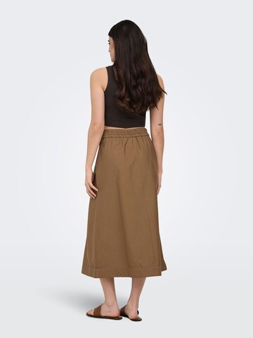 ONLY Skirt 'ONLRayi' in Brown