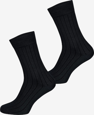 Nur Die Socks ' Business ' in Black: front