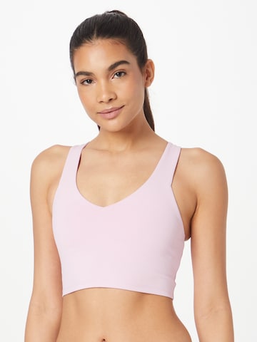 P.E Nation Bralette Bra in Pink: front