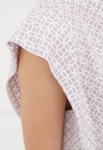 Finn Flare Sommerbluse 'Print' in Rot