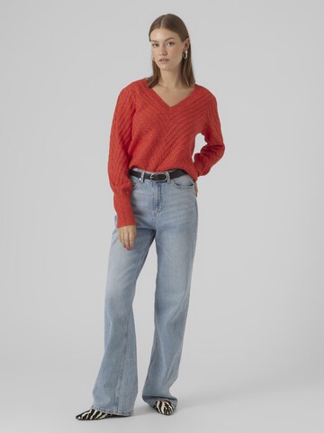 Pull-over 'STINNA' VERO MODA en rouge