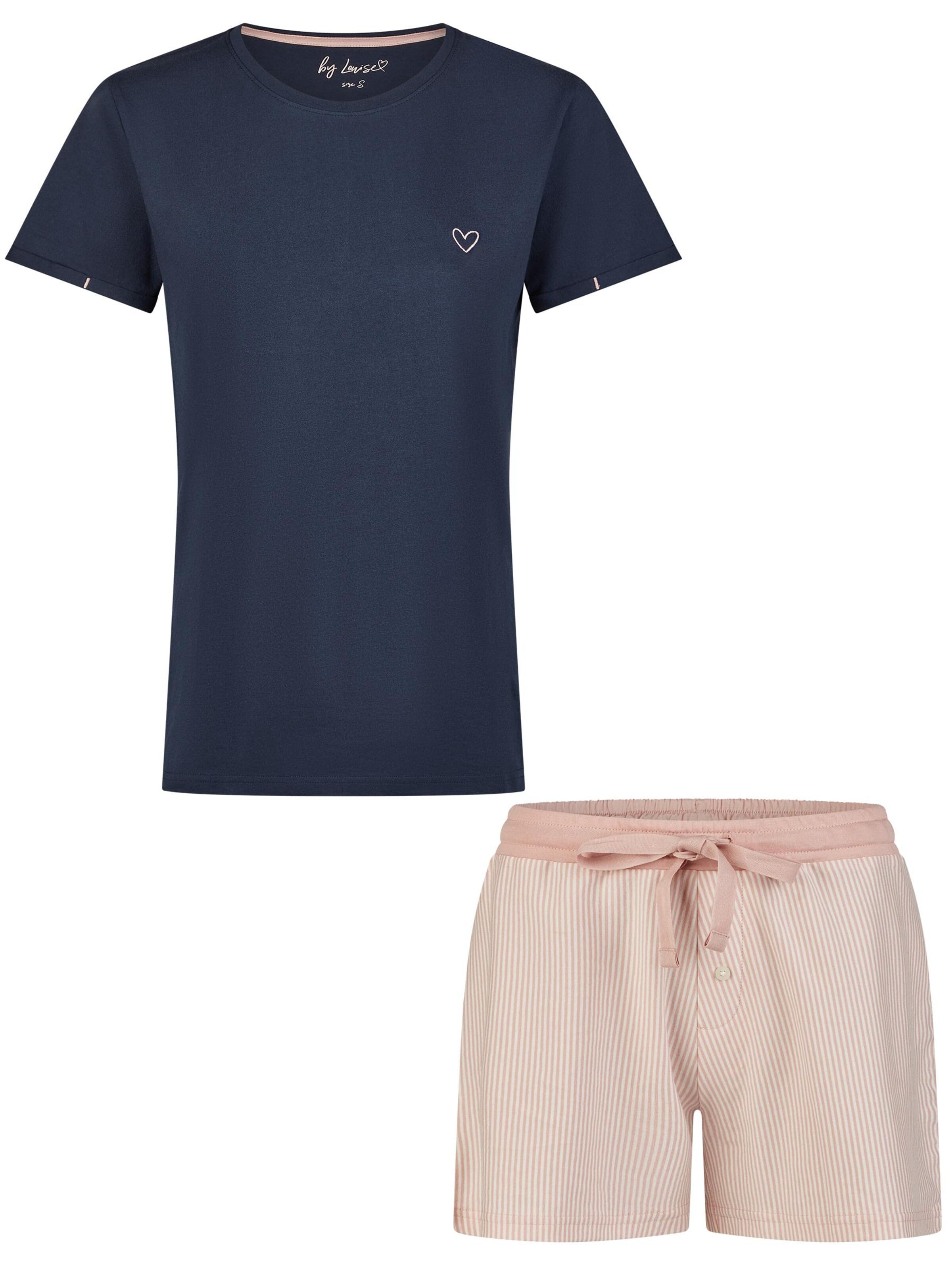By Louise Pyjama‌‌‌‌ in Blau: Vorderseite