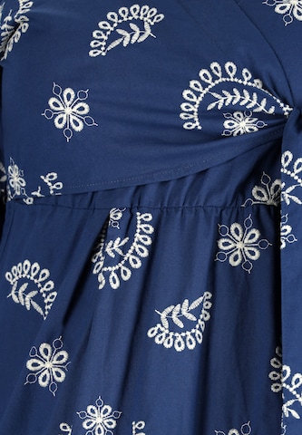 DreiMaster Vintage Jurk in Blauw