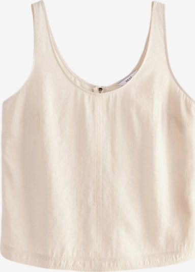 Palaidinė be rankovių iš Next, spalva – nebalintos drobės spalva, Prekių apžvalga