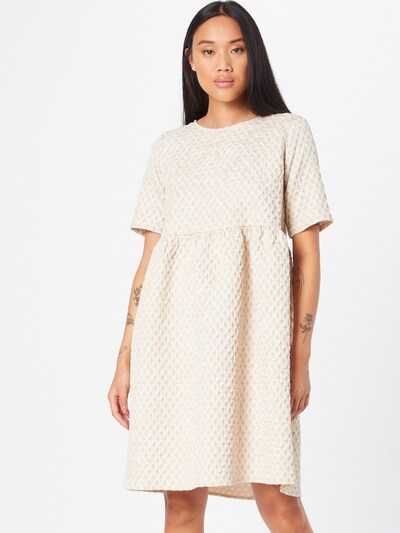 Rochie de cocktail 'Nira' Love Copenhagen pe bej / alb lână, Vizualizare model
