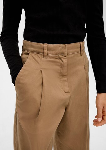 s.Oliver Wide Leg Hose in Braun