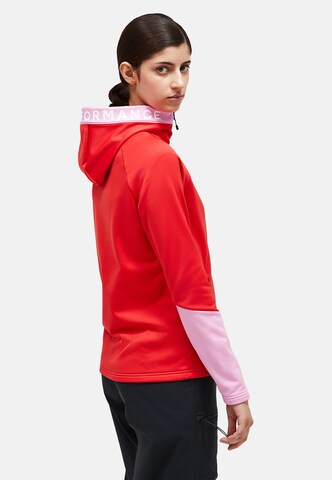 PEAK PERFORMANCE Athletic Fleece Jacket in Red