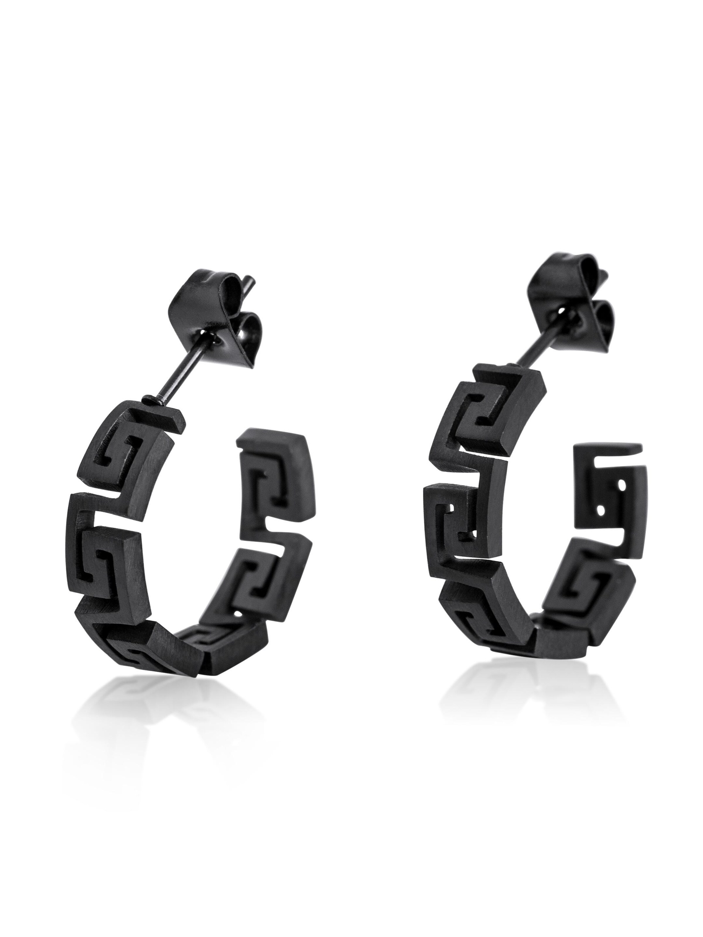 Akitsune Earrings 'Argius' in Black