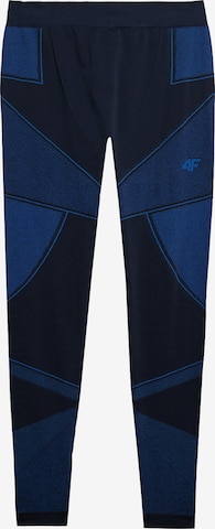 Skinny Pantalon de sport 4F en bleu : devant