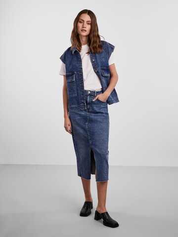 PIECES Skirt 'Jessie' in Blue
