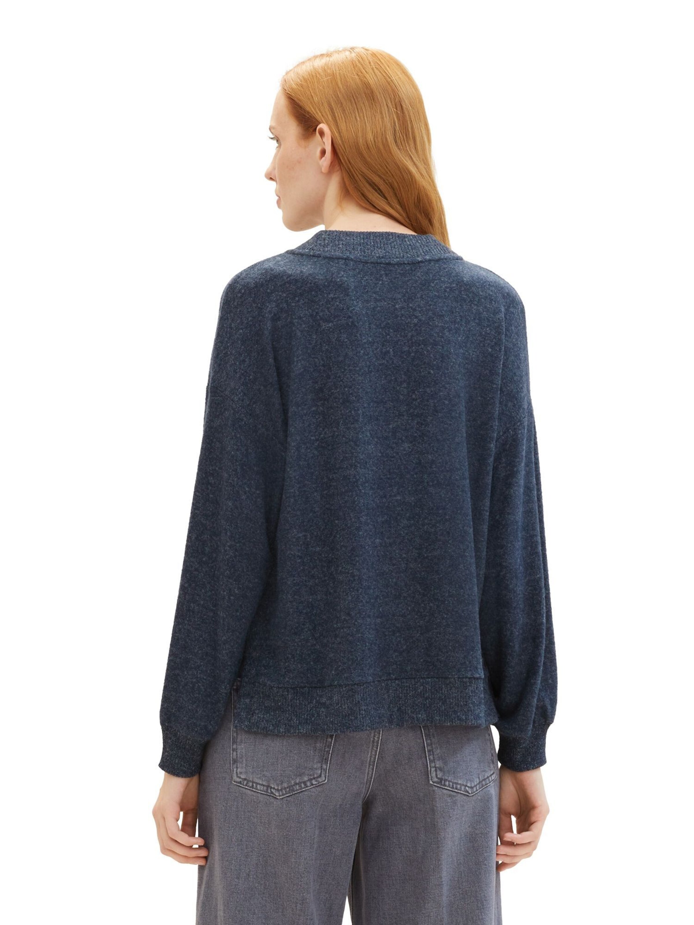 TOM TAILOR Sweatshirt i blå