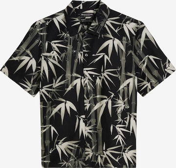 Marc O'Polo Regular Fit Hemd in Schwarz: Vorderseite