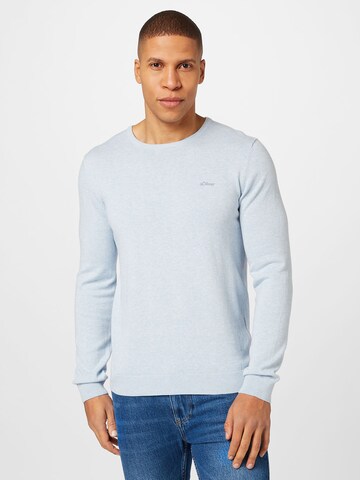 s.Oliver Sweater in Blue: front