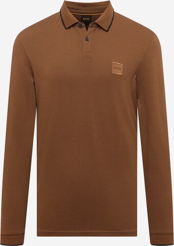 BOSS Shirt 'Passertiplong' in Brown: front