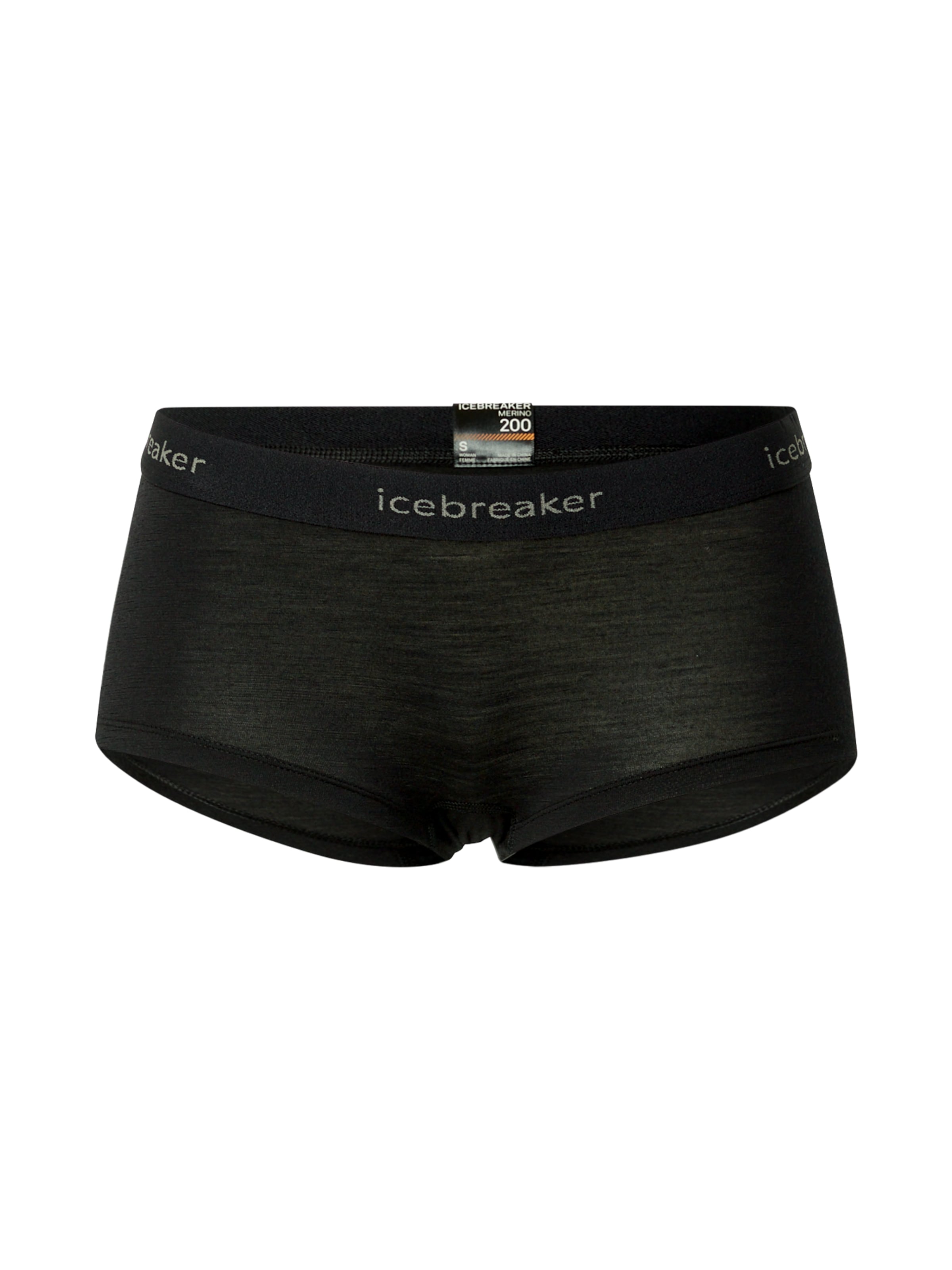 ICEBREAKER Sportovní spodní prádlo – černá: přední strana