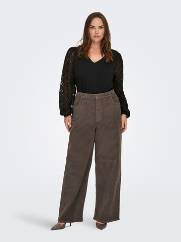 T-shirt 'CAREffie' ONLY Carmakoma en noir