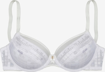 NUANCE Bralette Bra in White: front