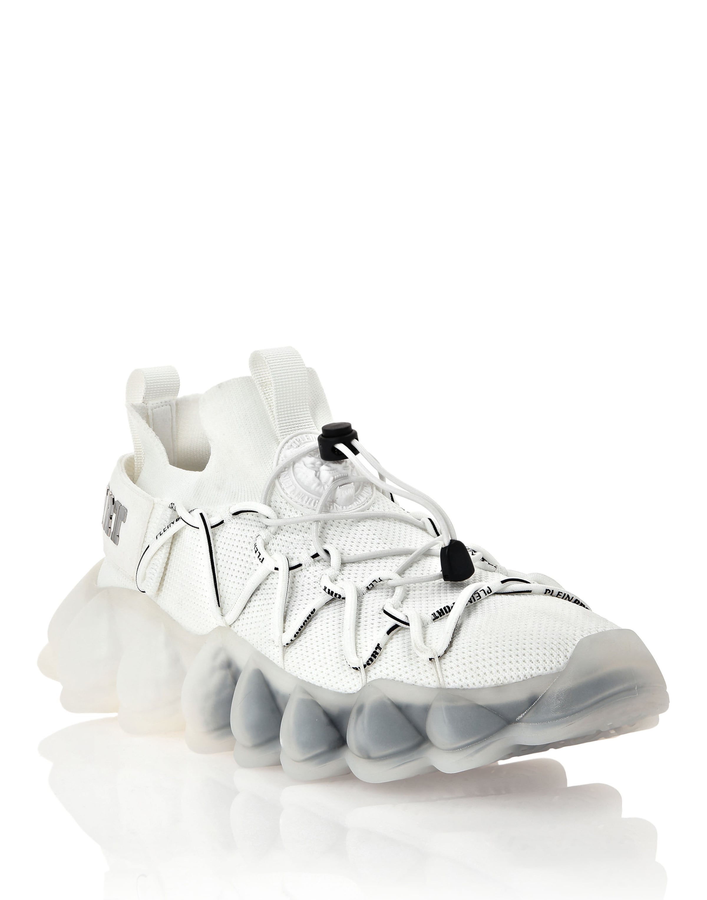 Plein Sport Loopschoen 'The Bubble Gen.x.2 Tiger' in Wit: voorkant