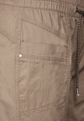 STREET ONE Tapered Broek in Beige