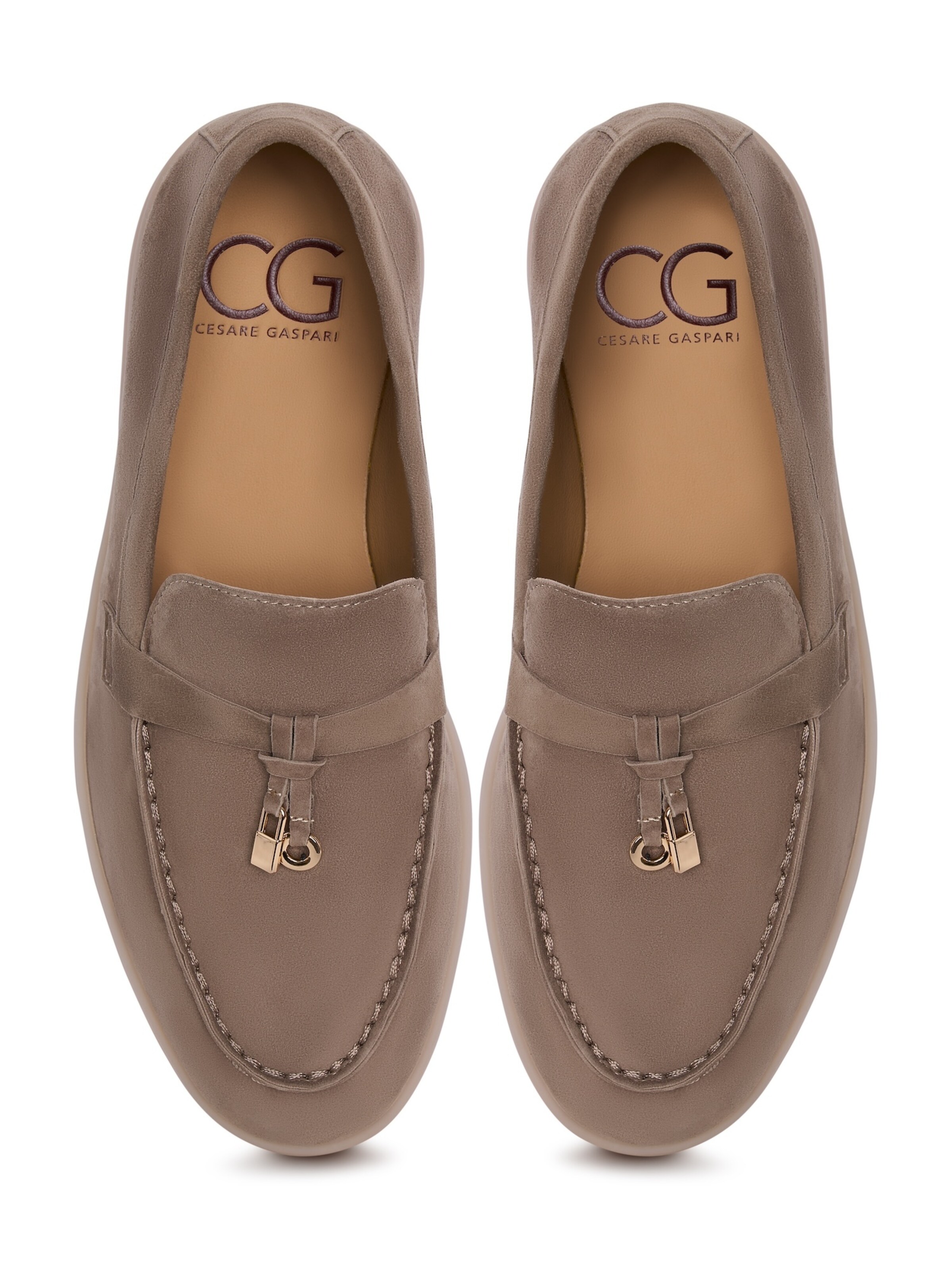 Mocassin CESARE GASPARI en beige