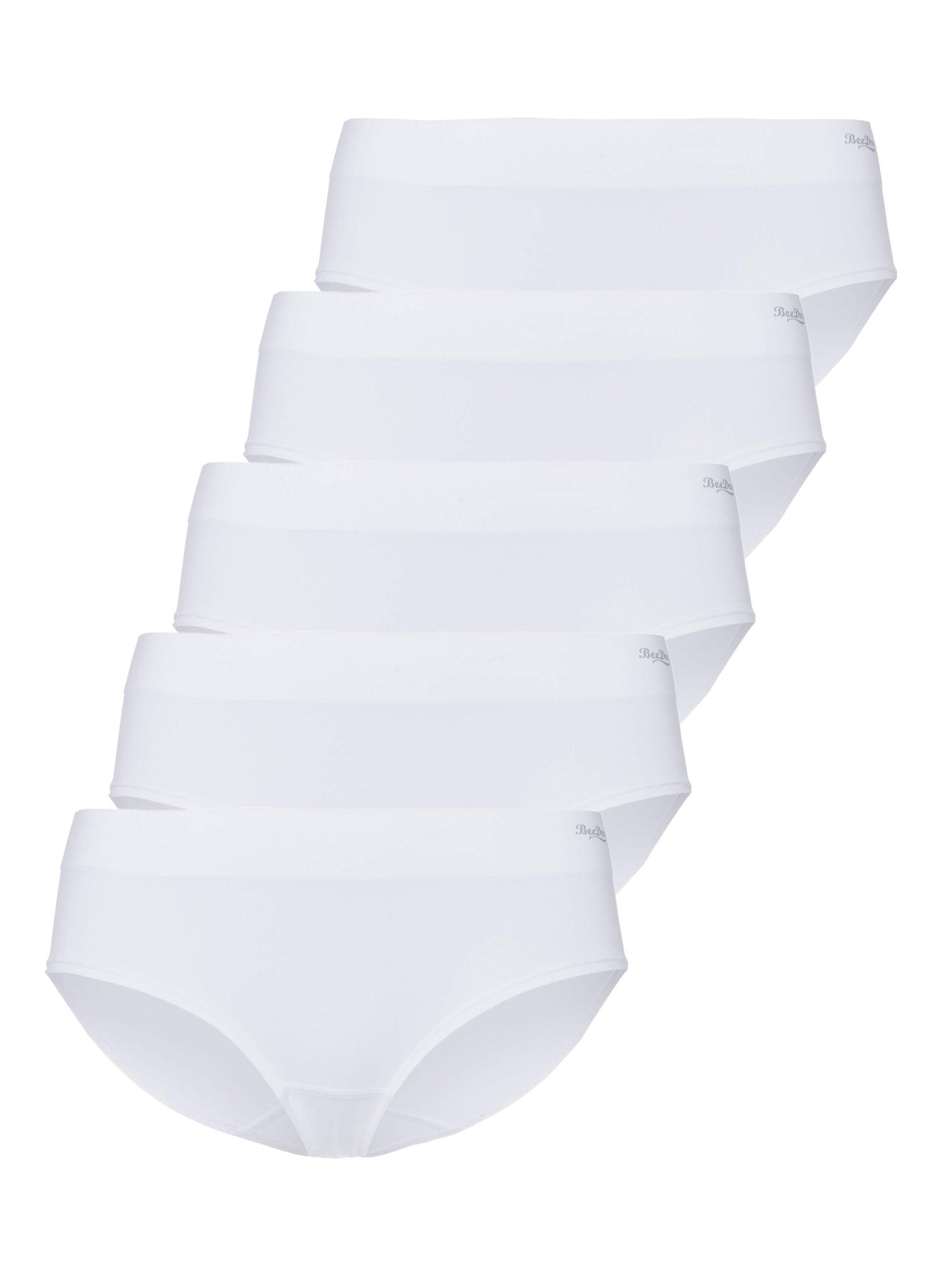 BeeDees Slip 'Slip Comfee Hipster (5-er Pack)'‌‌‌‌‌‌‌ in Weiß: Vorderseite