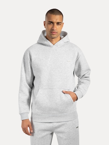 Veste de survêtement Smilodox en gris : devant