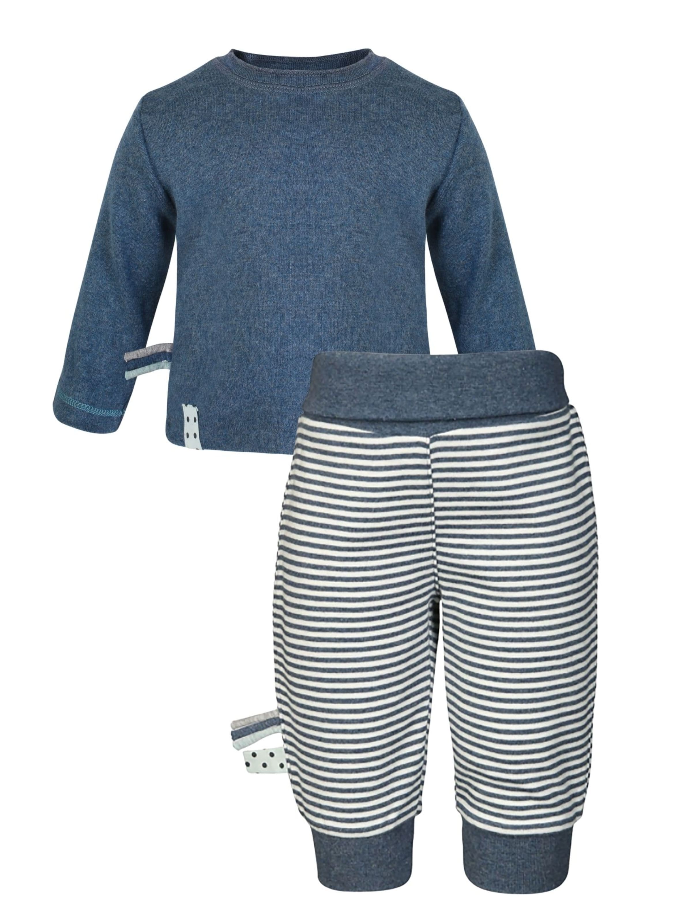 OrganicEra Regular Pants in Blue: front