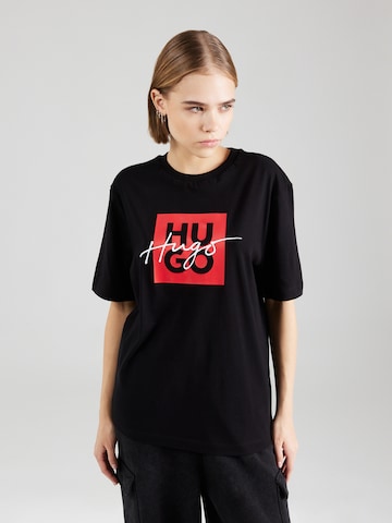 HUGO Red T-Shirt 'Dashire 3' in Schwarz: predná strana