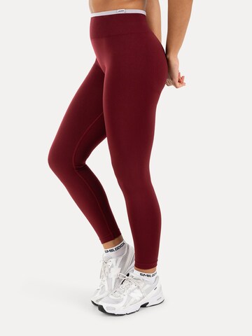 Smilodox Skinny Leggings in Rood