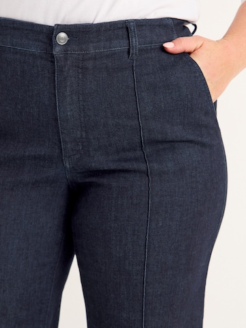 Cellbes of Sweden Wide leg Bandplooi jeans in Blauw