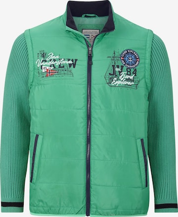 Jan Vanderstorm Between-Season Jacket 'Laiurenty' in Green: front