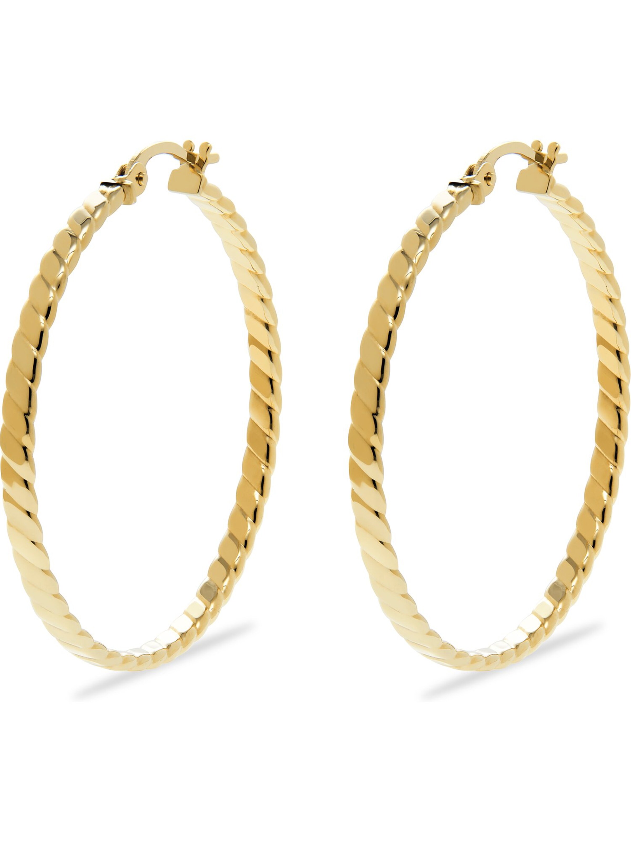 CHRIST Earrings in Yellow: front