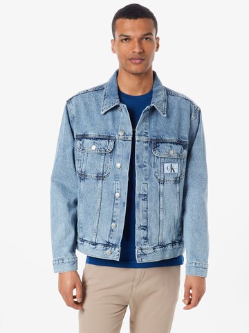 Calvin Klein Jeans Between-season jacket in Blue: front