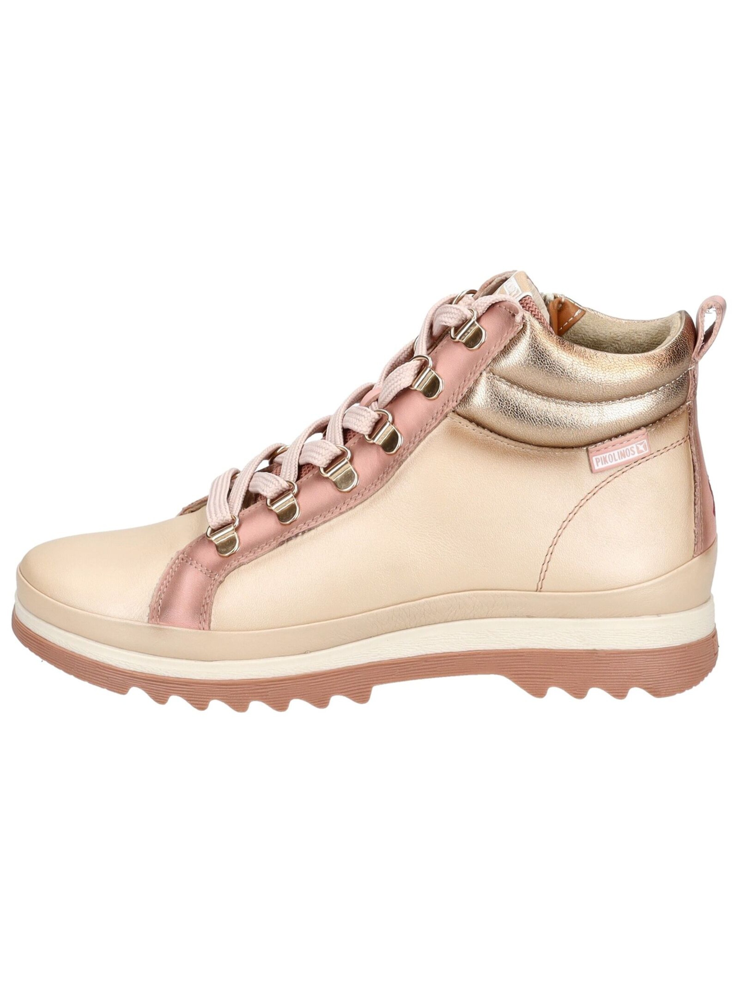 PIKOLINOS Schnürstiefelette in Beige